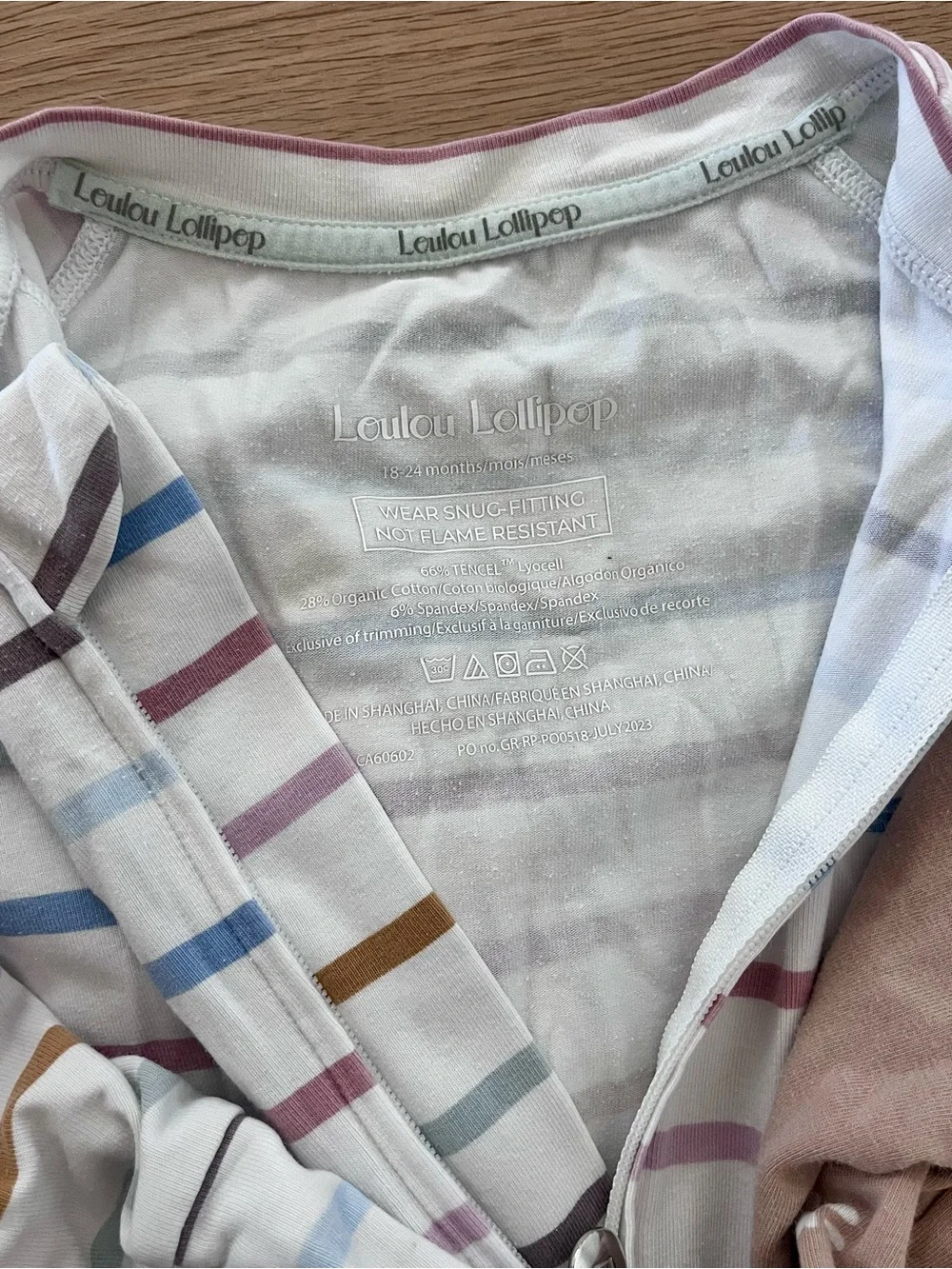 Lot of FIVE (5) Loulou Lollipop Gender Neutral One-Piece Sleepers - Soft Cotton